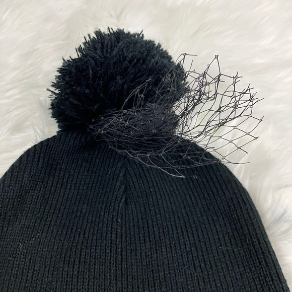 Betsey Johnson Pom Pom Hat - Picture 4 of 7
